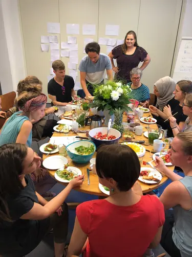 Foto Gruppe der Studierenden