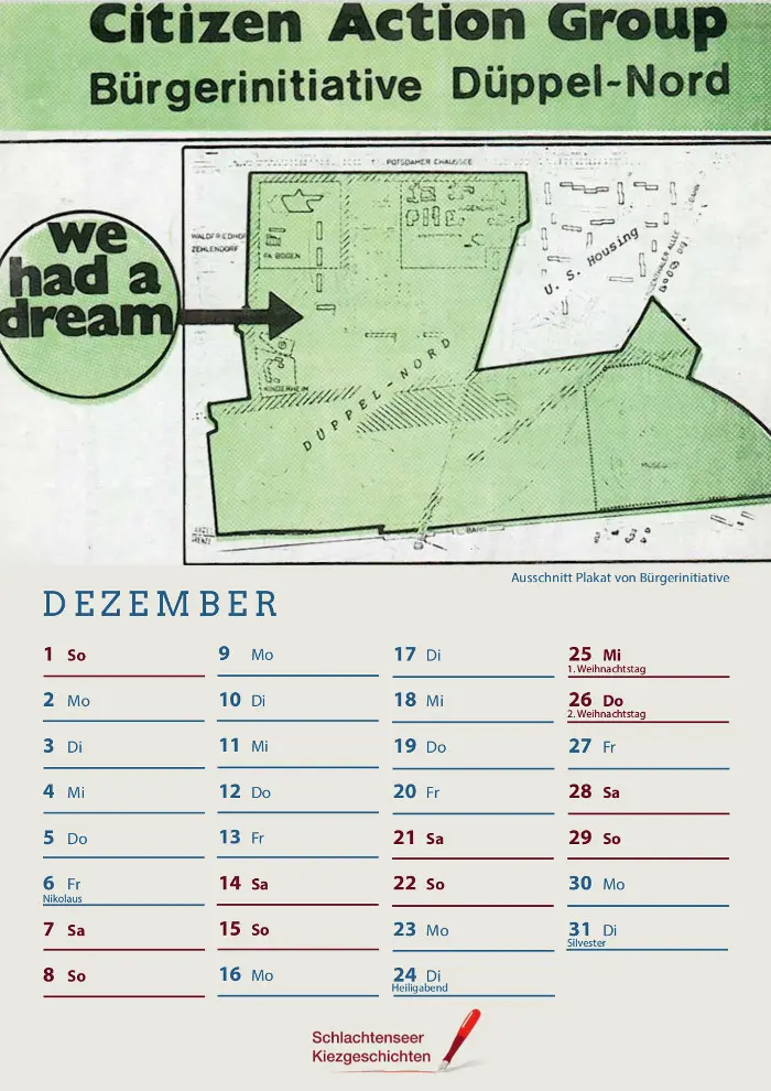 Kalenderblatt Dezember 2019